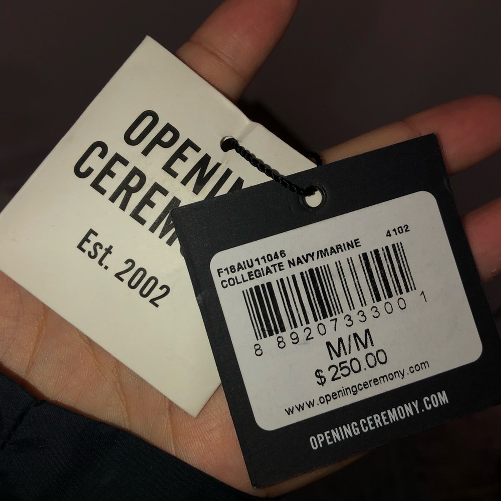 NWT Opening Ceremony Long Nylon Trench Coat - Picture 2 of 8